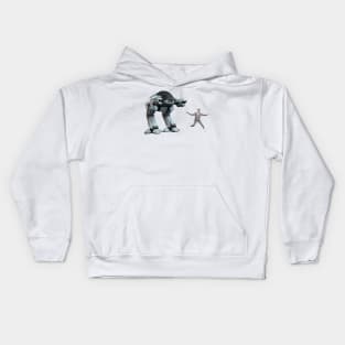 ED-209 vs. Pee-Wee Herman Kids Hoodie